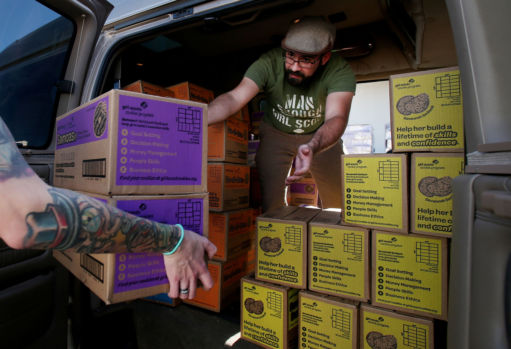 Girl Scout Cookie Drop